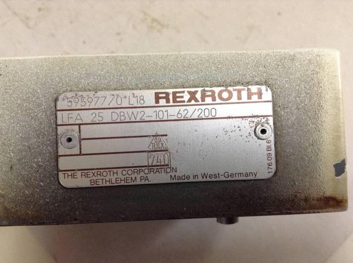 Used REXROTH Hydraulic Valve Block LFA25DBW210162200 #68326