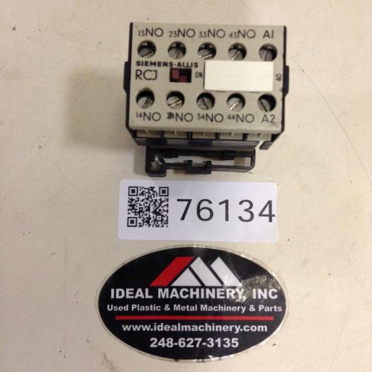 Used SIEMENS Contactor Blocks RCJ40R #76134