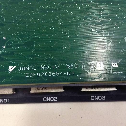 Used YASKAWA Circuit Board JANCD-MSV01B REV F01 #76717