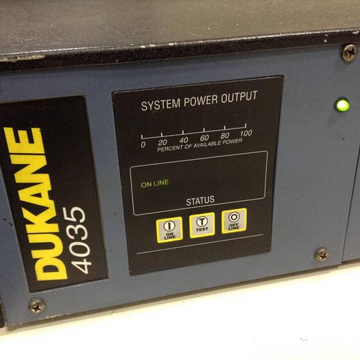 Used DUKANE Dynamic Process Controller 4035LN4-HL1 Used