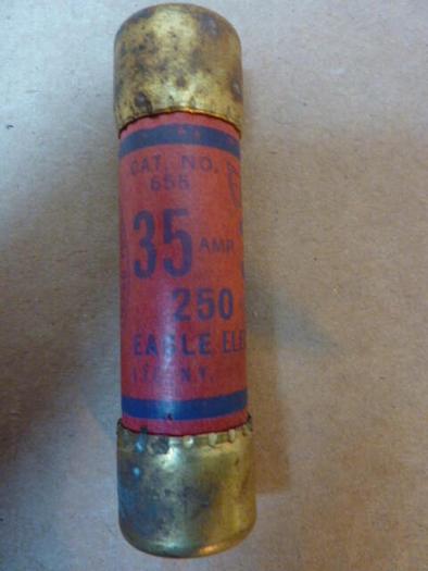 Used EAGLE ELECTRIC 35 Amp Fuse 655-35A #27456