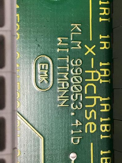 Used WITTMANN Circuit Board KLM 990053.41A #140038