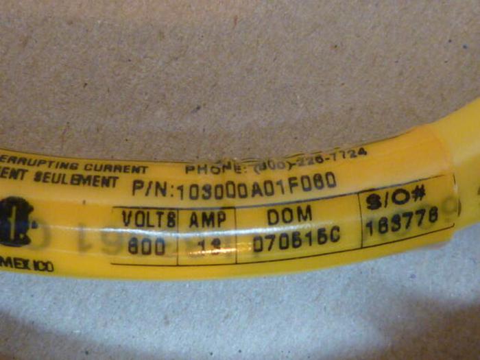 BRAD CONNECTIVITY Cable 103000A01F060 #32620