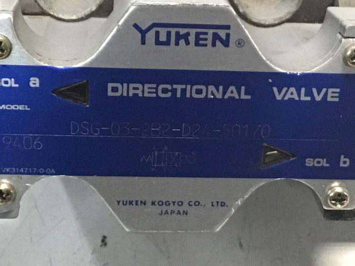 Used YUKEN Valve DSG032B2D2450170 #137470