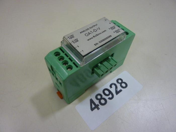 Used PHOENIX CONTACT Analog Output Module OA1-D-V #48928