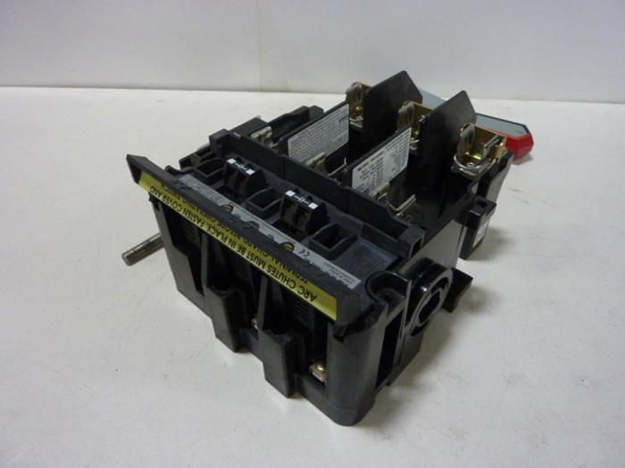 Used ALLEN BRADLEY 30 Amp Disconnect Switch 1494V-DS30 SER A #57391