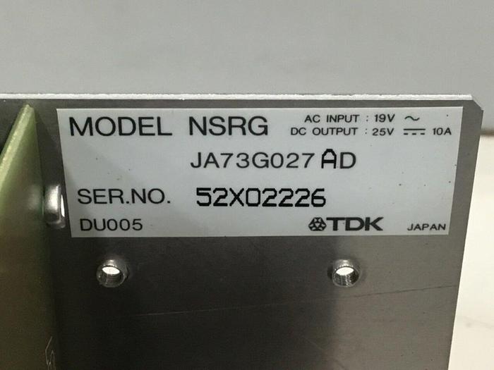 Used TDK Power Supply NSRG JA73G027 #112894