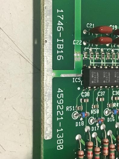 Used ALLEN BRADLEY Input Module 1746-IB16 SER C #127722