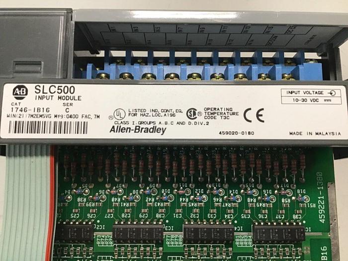 Used ALLEN BRADLEY Input Module 1746-IB16 SER C #112822