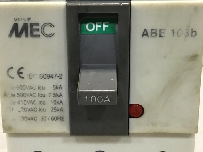 Used LG 100 Amp Circuit Breaker ABE103B #119812