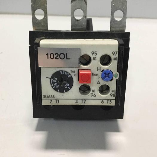 Used SIEMENS Overload Relay 3UA58 00-2U #96015