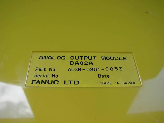 Used FANUC Analog Output Module A03B-0801-C053 #105401