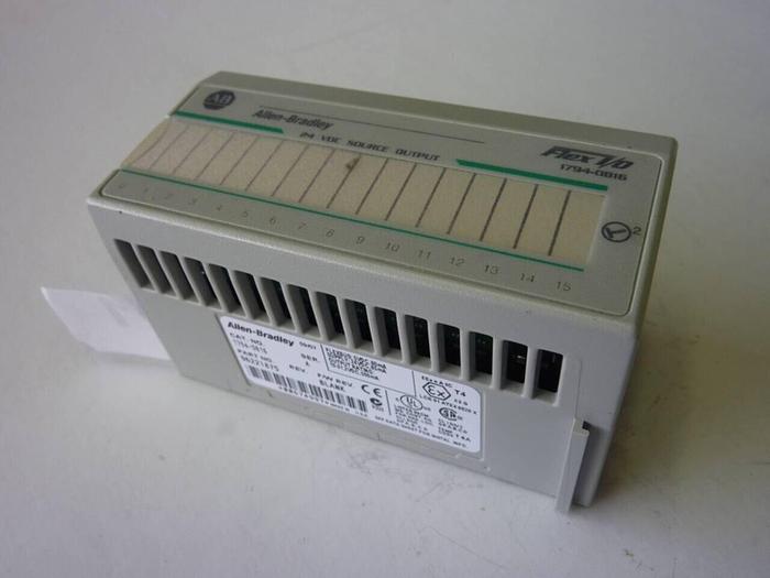 Used ALLEN BRADLEY I/O Module 1794-OB16 SER A #50501