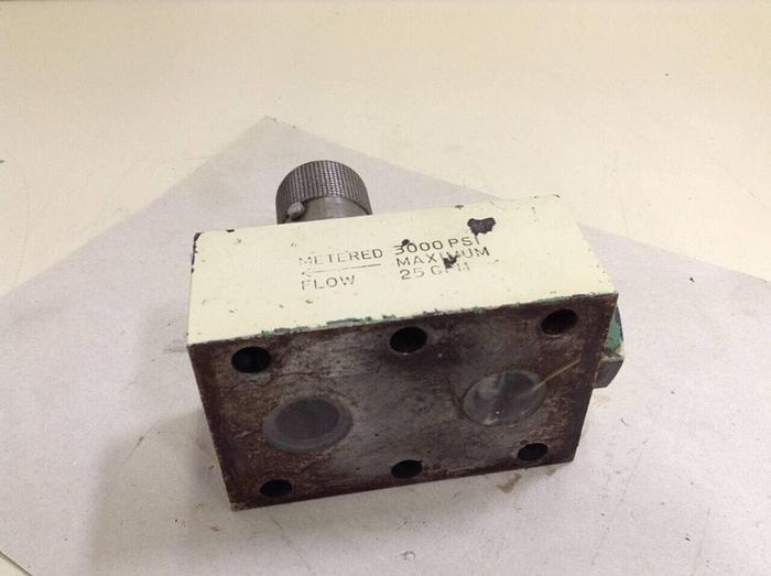 Used PARKER Flow Control Valve F 1200S-13CT #68245