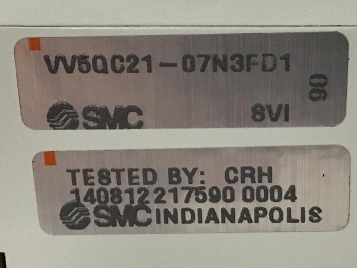Used SMC Manifold & Valves VV5QC21-07N3FD1 #126096