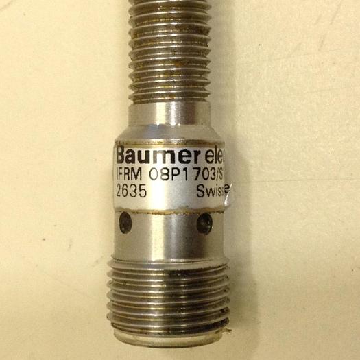 Used BAUMER ELECTRIC Proximity Sensor Switch IFRM 08P1703/S14L #77921