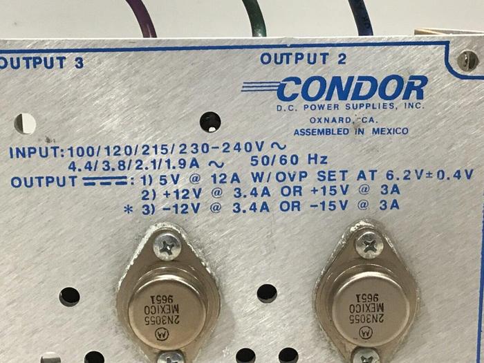 Used CONDOR Power Supply HDCC150W-A+ #120656