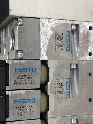Used FESTO Control Block w/ Valves IFB8-03 #70458