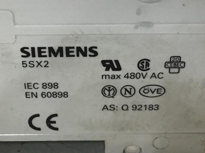 Used SIEMENS 6 Amp Circuit Breaker 5SX23C6 #122609