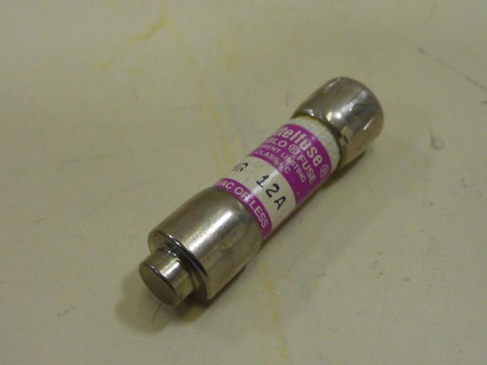 Used LITTELFUSE 12 Amp Fuse CCMR-12A #62357