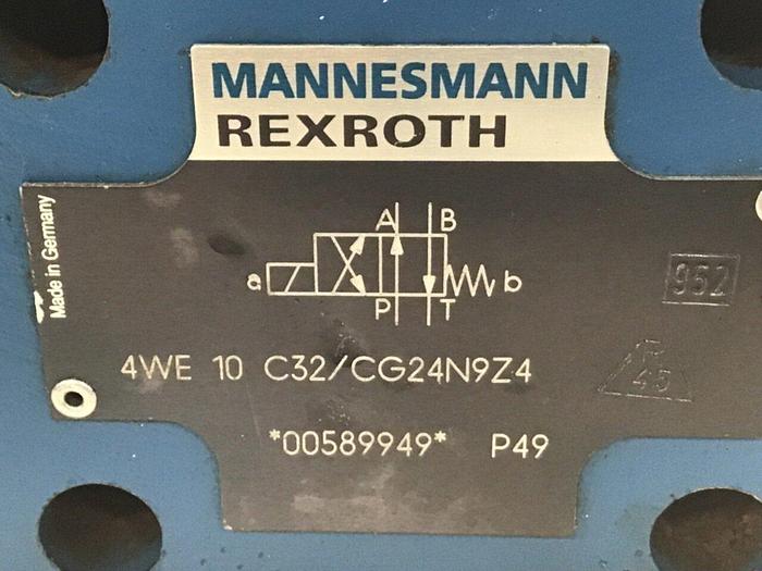 Used REXROTH Valve 4WE 10 C32 4WE10C32/CG24N9Z4 #137662