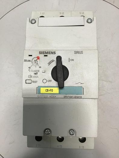 Used SIEMENS Contactor 3RV1041-4HA10 #138553