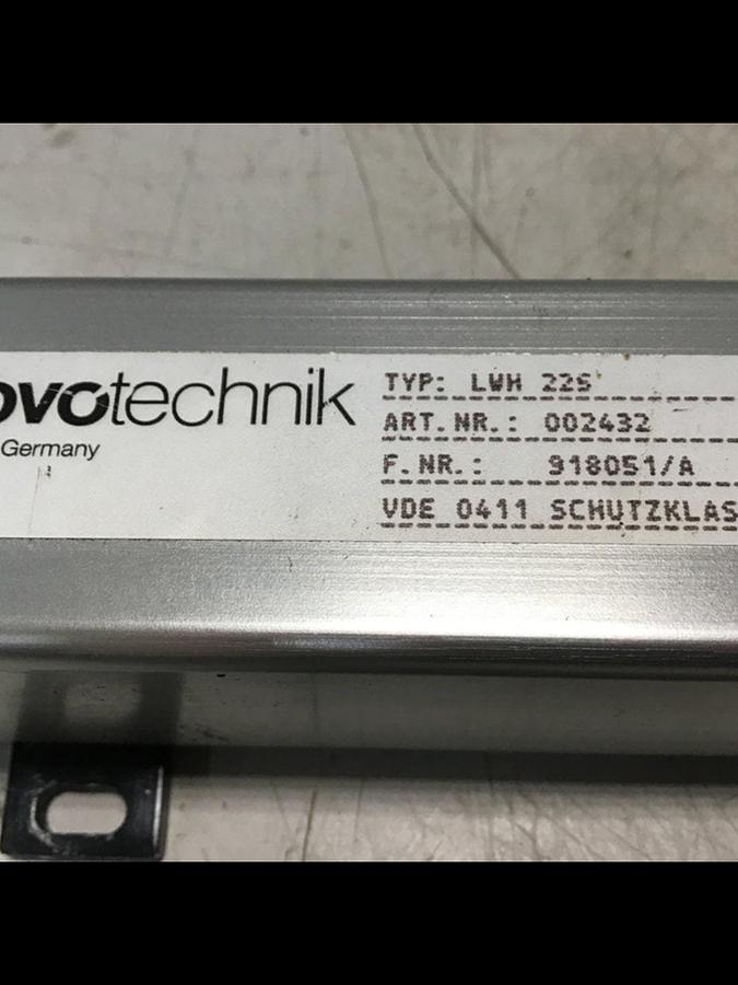 Used NOVOTECHNIK Linear Transducer LWH225 Used