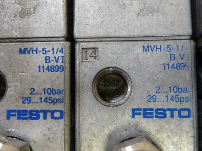 Used FESTO Control Block / Valve Terminal IFB8-02 #52839