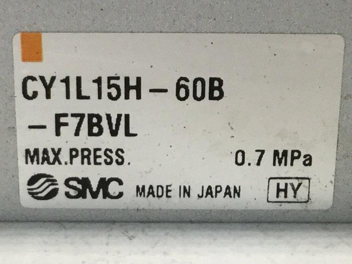 Used SMC Pneumatic Cylinder CY1L15H-60B-F7BVL #104530