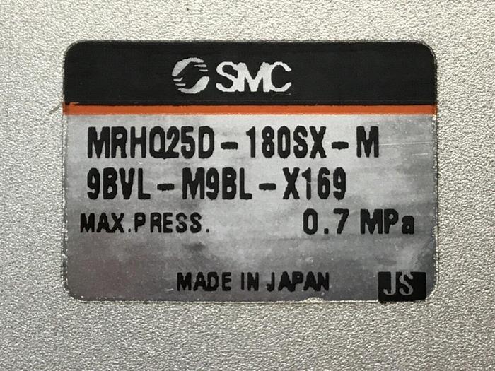 Used SMC Rotary Gripper MRHQ25D-180SX-M-BVL-M-BL-X169 Used
