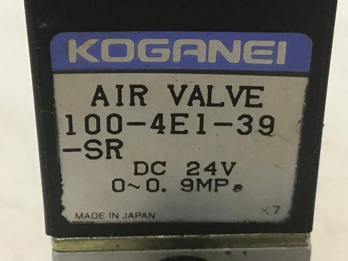 Used KOGANEI Air Valve 100-4E1-39-SR #124277