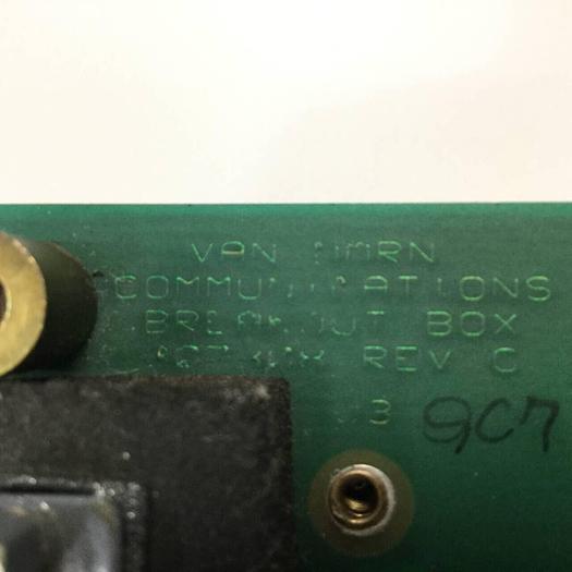 Used CINCINNATI MILACRON Communications Breakout Board 307308 #92746