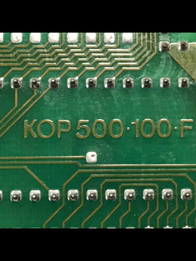 Used BACHMANN ELECTRONIC Circuit Board KOP500-100-F Used