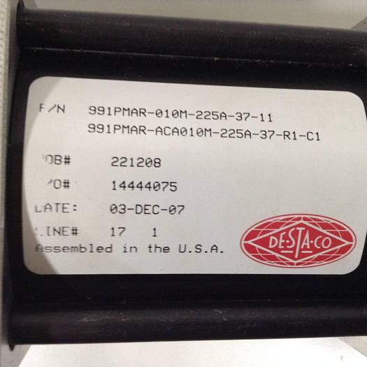 Used DESTACO Pneumatic Hold Clamp 991PMAR-010M-225A-37-11 #90066