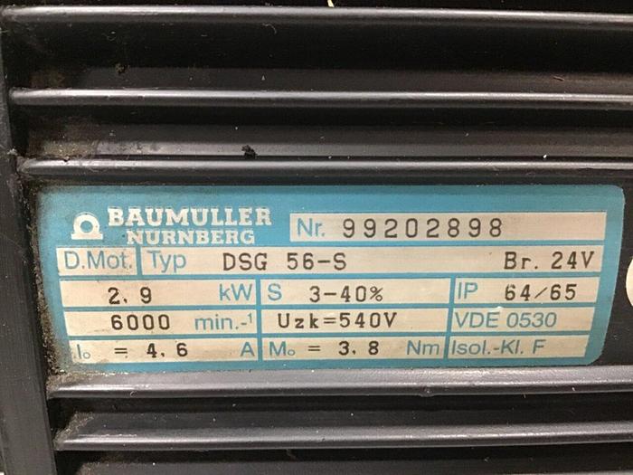Used BAUMULLER Motor DSG 56-S Used