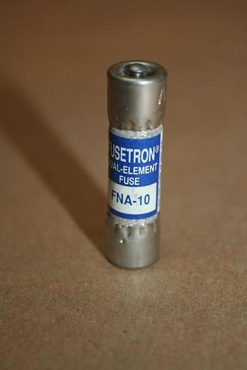 Used FUSETRON 10 Amp Fuse FNA-10 #19873