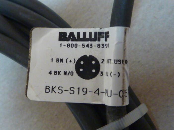 BALLUFF Cable BKS-S19-4-PU-05 #32604