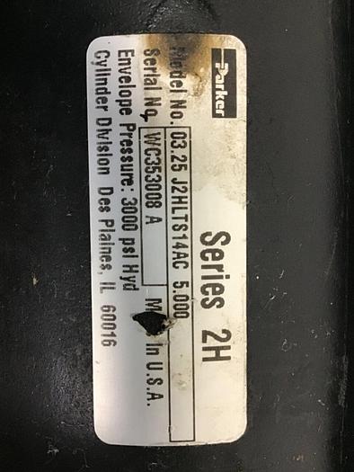 Used PARKER Hydraulic Cylinder 03.25 J2HLTS14AC 5.000 #134436