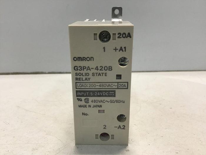 Used OMRON Solid State Relay G3PA-420B #129534