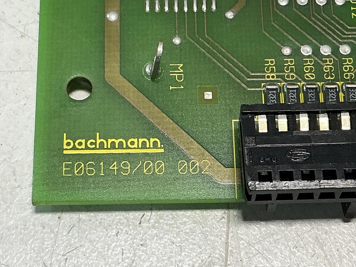 Used BACHMANN E06149/00 002