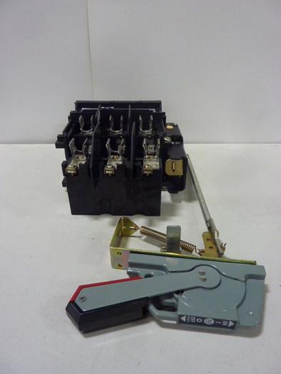Used ALLEN BRADLEY 30 Amp Disconnect Switch 1494V-DS30 SER A #57419