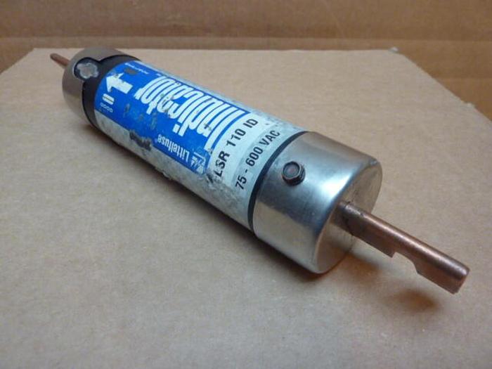Used LITTELFUSE 110 Amp Indicator Fuse FLSR-110-ID #36149