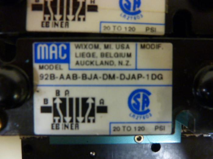 Used MAC Valves BLOCK852 Used