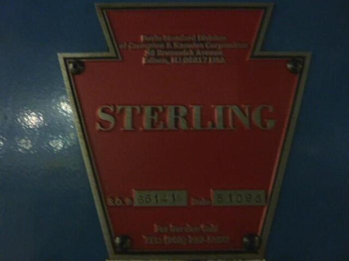 Used STERLING 50 Ton Blow Molding Machine SL33D USED