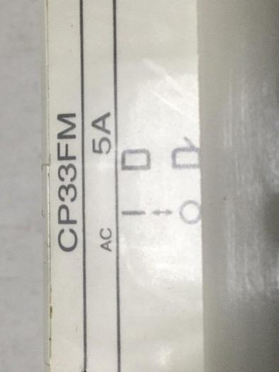 Used FUJI ELECTRIC 5 Amp Circuit Breaker CP33FM/5 #104157