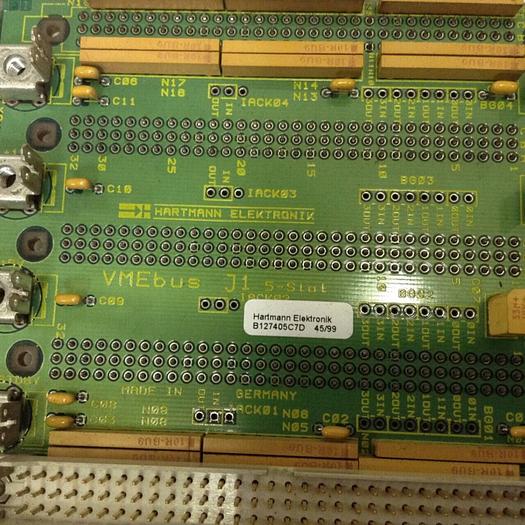 Used HARTMANN Backplane Board B127405C7D #68647