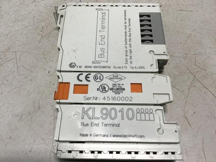 Used BECKHOFF Bus End Terminal KL9010 #123455