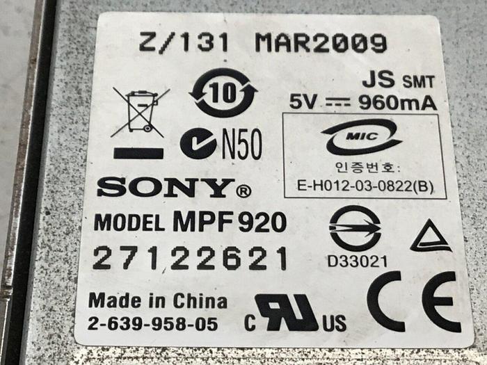 Used SONY Compact Flash Floppy MPF920 #118372