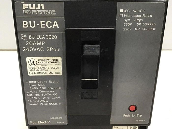 Used FUJI AIR TOOLS Circuit Breaker 20 Amp BU-ECA3020 #119734
