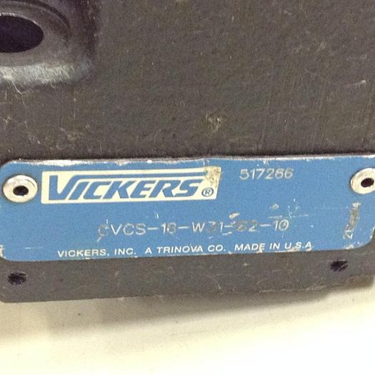 Used VICKERS Valve CVCS16W316210 #69478